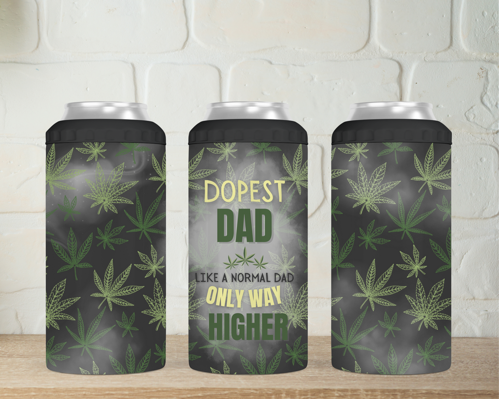 dopest dad multi purpose insulated stubby holder