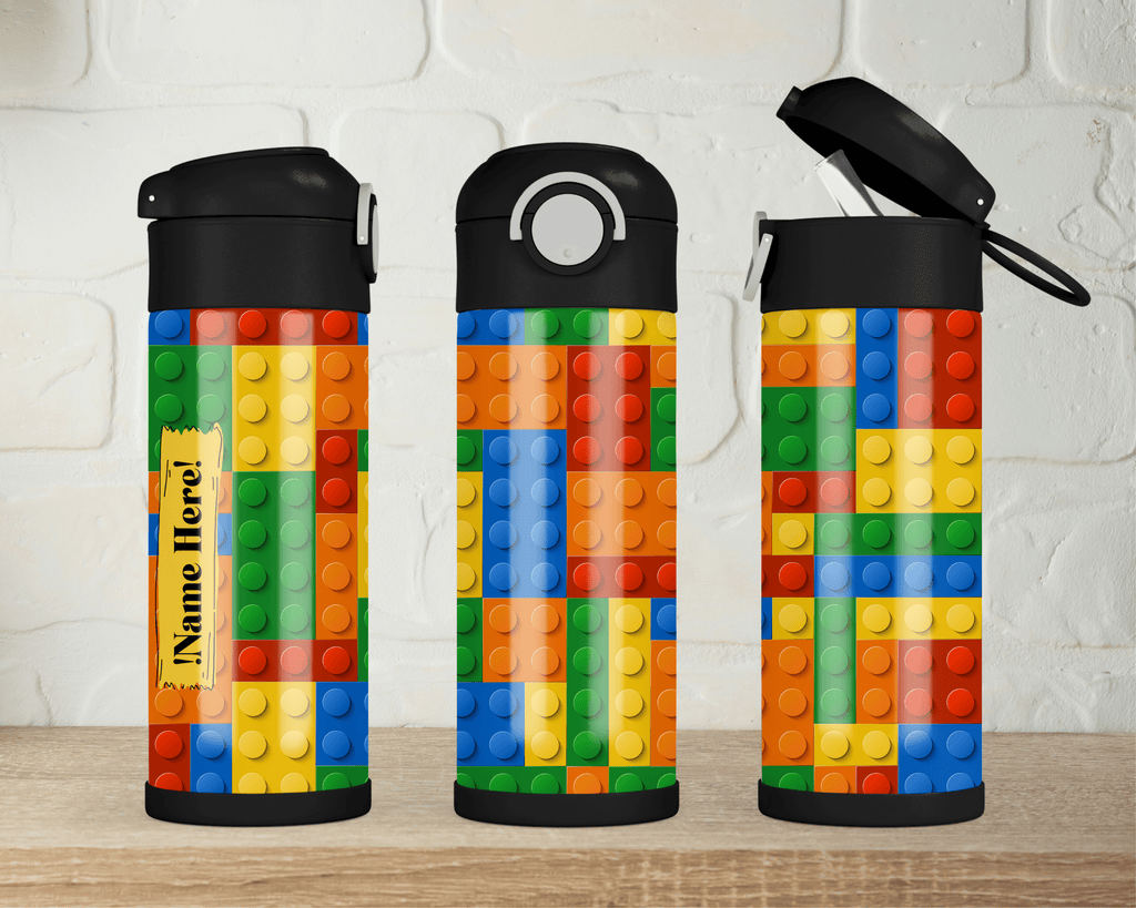 Taztic Creations Lego - Personalised Kids Drink Bottle