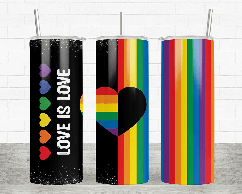 Taztic Creations Love Is Love - - 20oz Insulated Tumbler