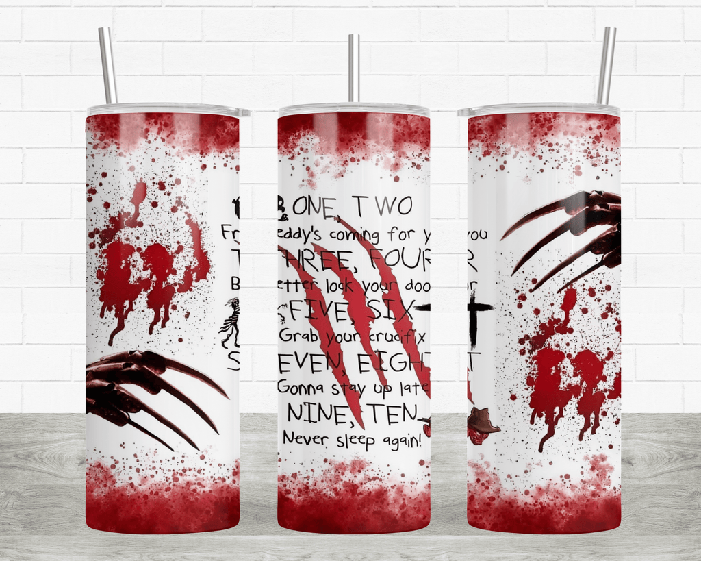 Taztic Creations On, Two Freddy's Coming For You - 20oz Insulated Tumbler